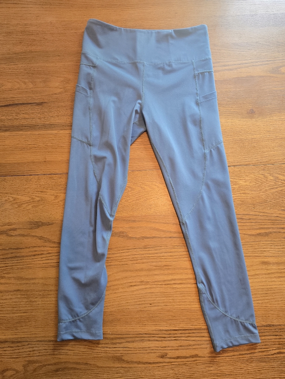 Zyia Active Light N Tight High Rise Powder Blue Leggings Size 8-10